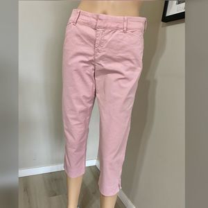 Pink Mid Rise Pants